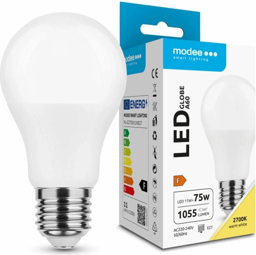 LED λάμπα globe E27 11 W θερμό λευκό MODEE Smart Lighting