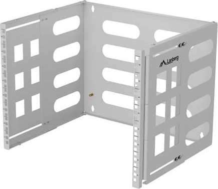 Επιτοίχια βάση RACK 19" 8U, βάθος 400/240 mm, γκρι