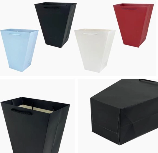 Τσάντα δώρου 20 × 18 × 10 cm – μίξη μοτίβων