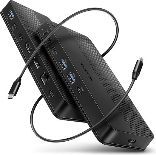 Πολυλειτουργικό USB hub 12-σε-1 AXAGON HMC-U4, USB4 40 Gb/s, βίντεο 8K, PD 100 W