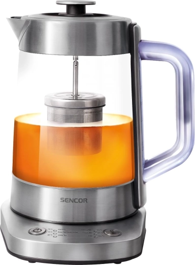 Έξυνος γυάλινος ηλεκτρικός βραστήρας Sencor SWK 1590SS