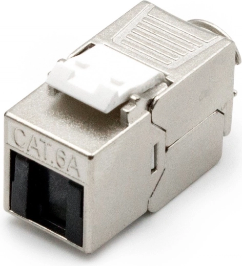 Θωρακισμένο keystone module RJ45 cat.6A χωρίς εργαλείο με αντικονική προστατευτική κάλυψη - 1 τεμάχιο