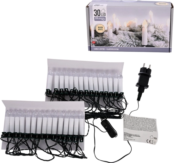LED φωτεινή γιρλάντα κεριά UH 30 LED 4 m ζεστό κίτρινο φως