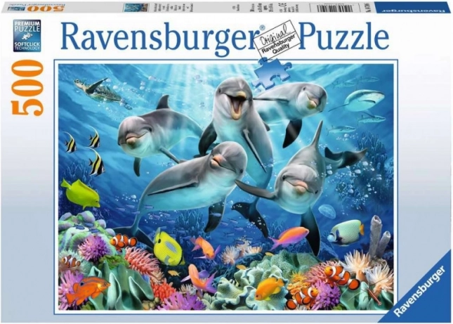 Παζλ 500 κομματιών – δελφίνια RAVENSBURGER