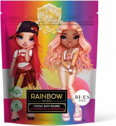Αφρίζουσες μπάλες μπάνιου Rainbow High καρπούζι και ανανάς 6×55 g