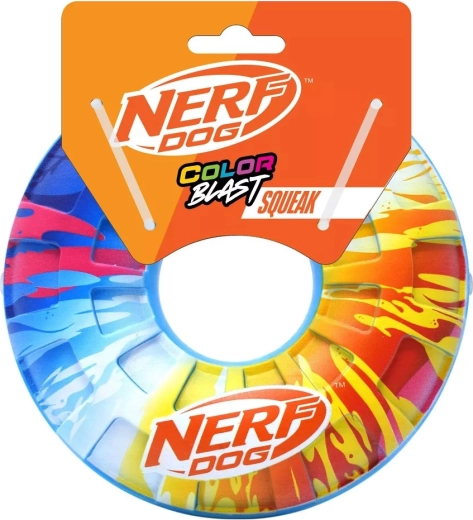 Nerf Dog ιπτάμενος κρίκος με σφυρίχτρα για σκύλους 15 cm