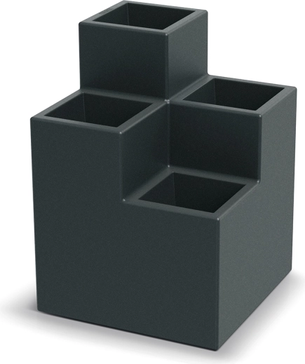 Γλάστρα Cubla Stepa Quatro 58 cm – σκούρο γκρι