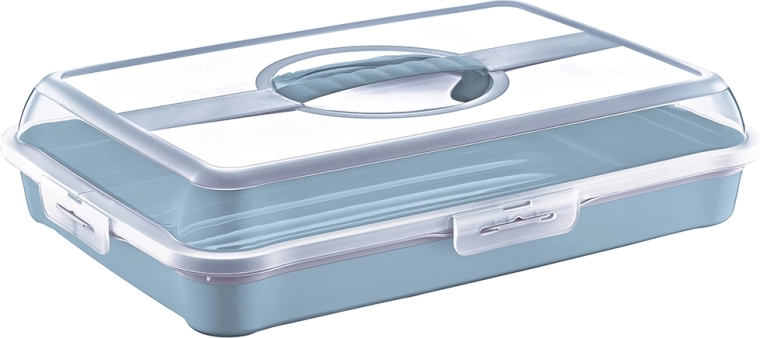 Δοχείο για τούρτα και γλυκά Party-Butler Nordic Blue 43 × 29,5 × 10,5 cm