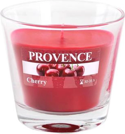 Αρωματικό κερί σε γυάλινο δοχείο Provence κεράσι 35 ώρες