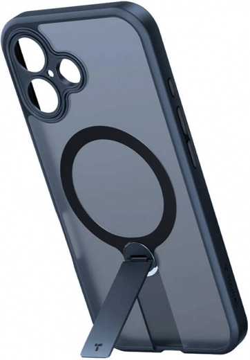 Torras Pstand Spin θήκη για iPhone 16 Plus μαύρη