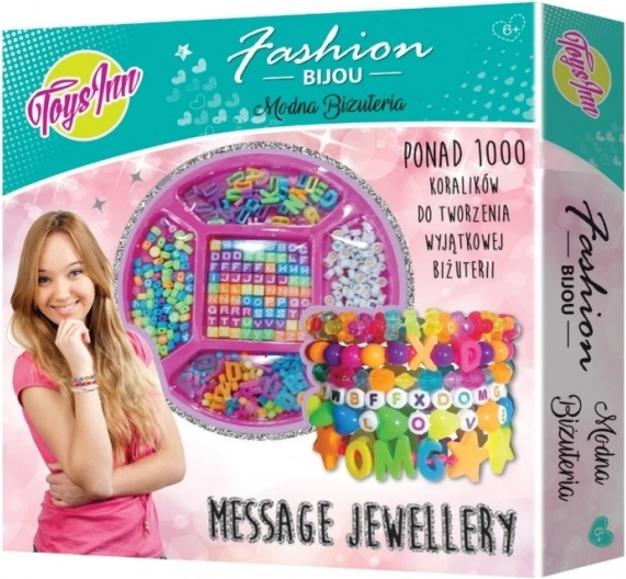 Σετ κατασκευής βραχιολιών με γράμματα Message Jewellery