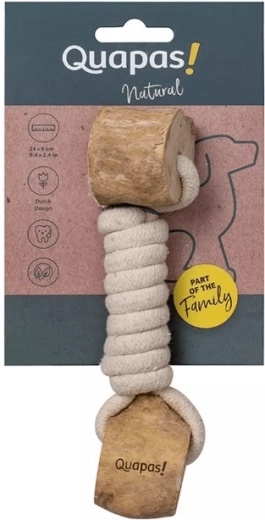 Quapas! παιχνίδι Twist από ξύλο καφεόδεντρου για τράβηγμα