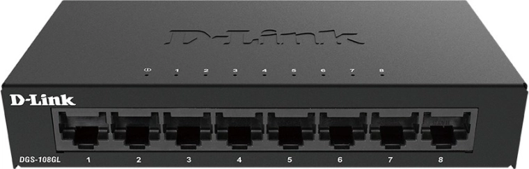 D-Link DGS-108GL gigabit 8θυρών μη διαχειριζόμενο switch