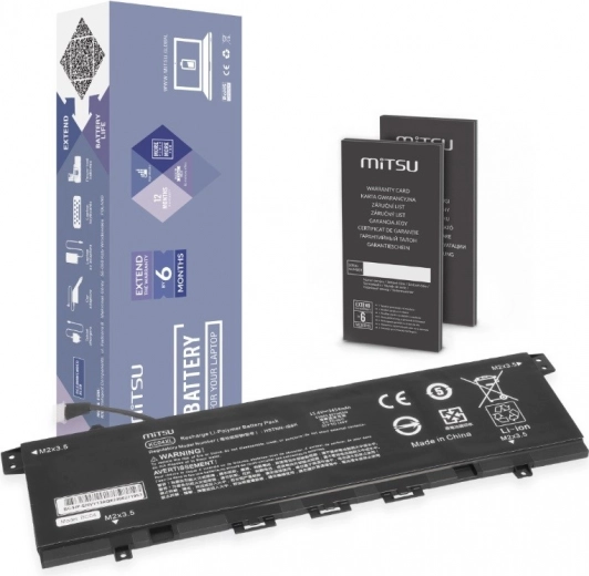 Μπαταρία MITSU KC04XL για HP Envy x360 13-ag/13-ar/13-ah/13-aq (53 Wh, 15,4 V)