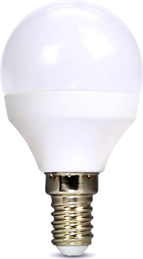 Solight LED λαμπτήρας miniglobe E14 6 W 3000 K 510 lm λευκός