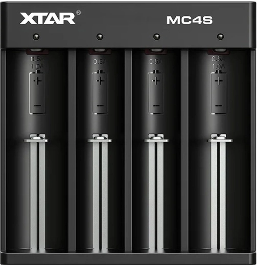 Φορτιστής συσσωρευτών Li-ion και Ni-MH XTAR MC4S - 1 τεμάχιο