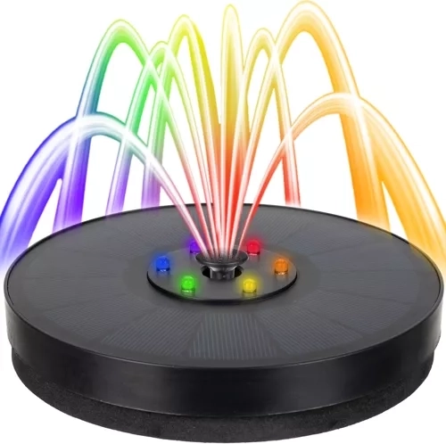 Εντυπωσιακή στήλη νερού και ατμόσφαιρα LED RGB