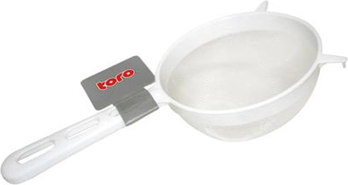 Πλαστικό σουρωτήρι TORO 7 cm με λαβή και γαντζάκι