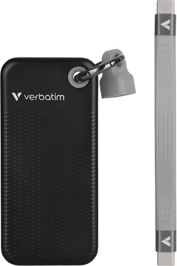 Verbatim Pocket SSD 1 TB USB-C μαύρο/γκρι