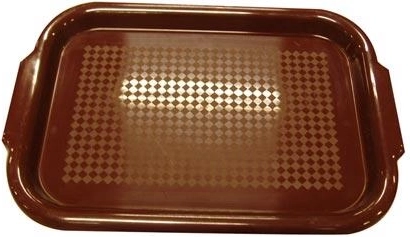 Πλαστικός δίσκος σερβιρίσματος 39 × 26 cm, μίξη χρωμάτων
