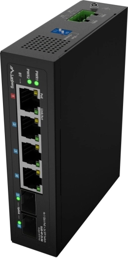 2× SFP uplink για μεγαλύτερες αποστάσεις και τμηματοποίηση δικτύου