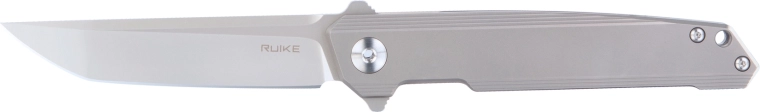 Ruike M126-TZ πτυσσόμενο μαχαίρι τσέπης 9 cm, γκρι τιτάνιο, Bead Blasted