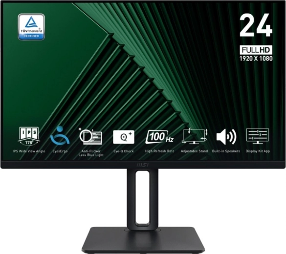 Οθόνη 23,8" MSI PRO MP245PG LED, Full HD, 100 Hz, μαύρη