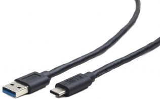 Καλώδιο USB 3.0 USB‑C (A αρσενικό σε USB‑C αρσενικό), 0,5 m, μαύρο