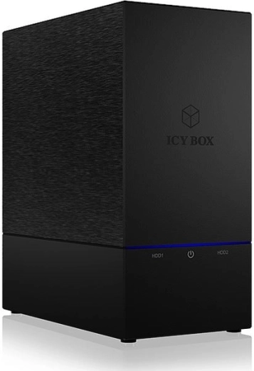 Εξωτερικό κουτί ICY BOX για 2× 3,5" HDD με RAID και USB 3.0