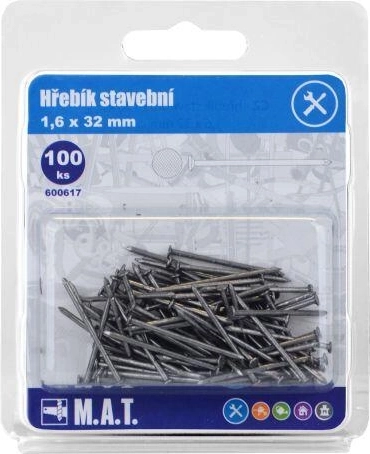 Κατασκευαστικά καρφιά 32 × 1,6 mm, 100 τεμ.