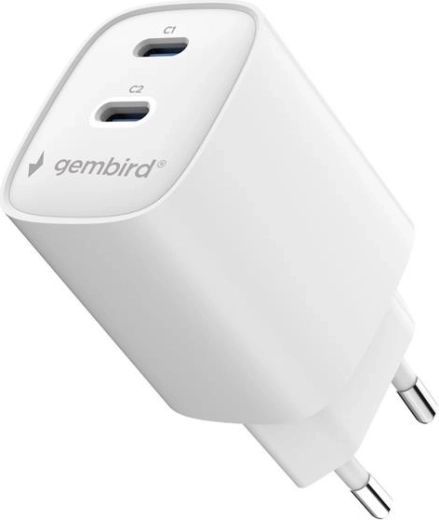 Δύο θύρες USB‑C για φόρτιση δύο συσκευών