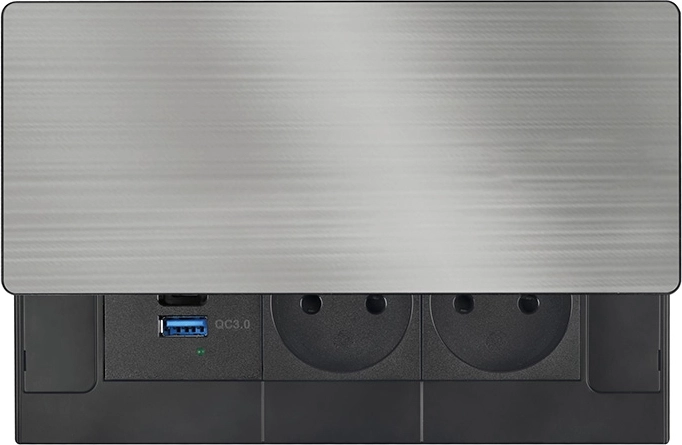 Γρήγορη φόρτιση USB: USB‑C PD 20 W + USB‑A QC 3.0