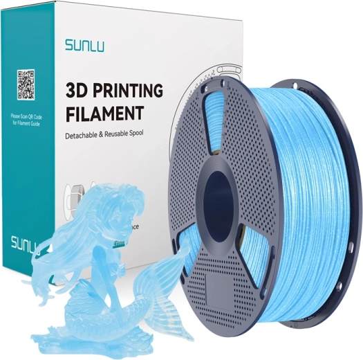Sunlu PLA Twinkling νήμα λαμπερό μπλε 1,75 mm 1 kg