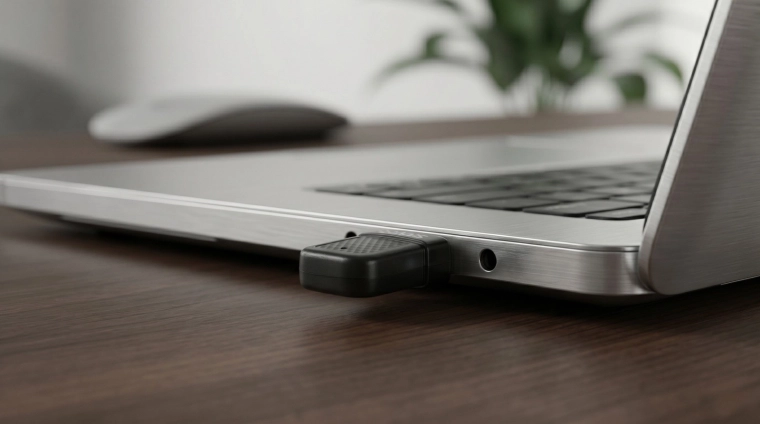 Συμπαγές USB 2.0 dongle – απλώς συνδέστε το