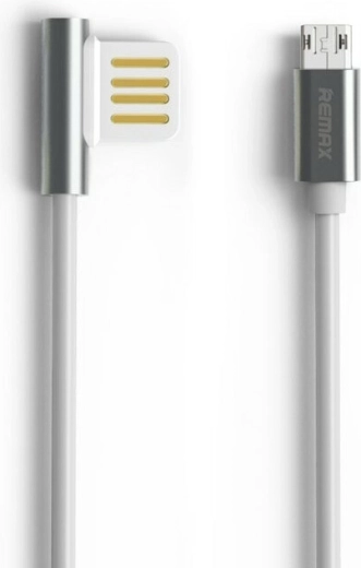 Remax καλώδιο δεδομένων micro USB 1 m ασημί