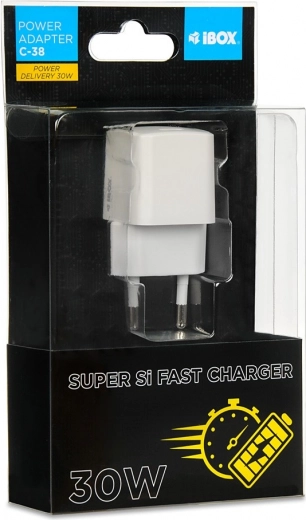 Ταχυφορτιστής USB‑C 30 W με Power Delivery (Super Si)