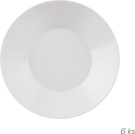 Βαθύ πιάτο Mona «γραμμή» 22 cm, σετ 6 τεμ.