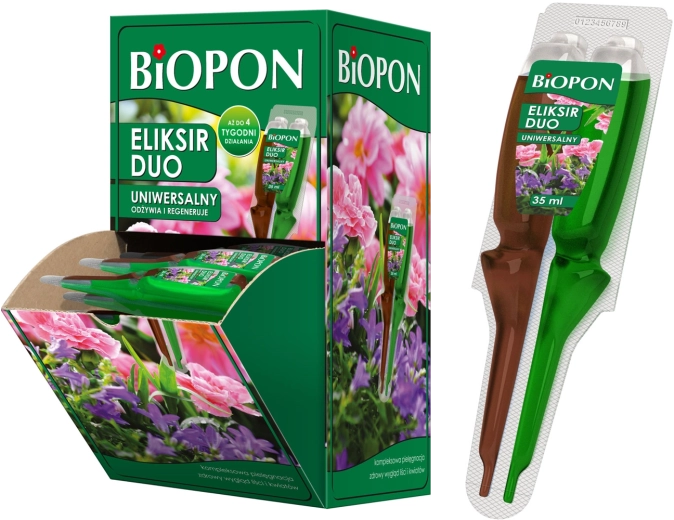 Biopon Eliksir Duo για γρήγορη αναγέννηση και θρέψη καλλωπιστικών φυτών