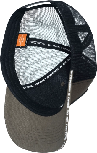 Pentagon Wills trucker καπέλο από twill, μαύρο