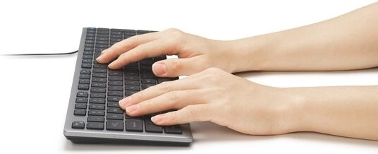 Αθόρυβα πλήκτρα ψαλιδιού για άνετη πληκτρολόγηση