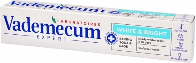 Vademecum Expert White & Bright λευκαντική οδοντόκρεμα 75 ml