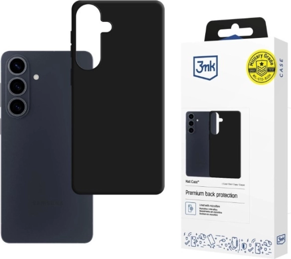 Ματ θήκη 3mk Matt Case για Samsung Galaxy S26, μαύρη