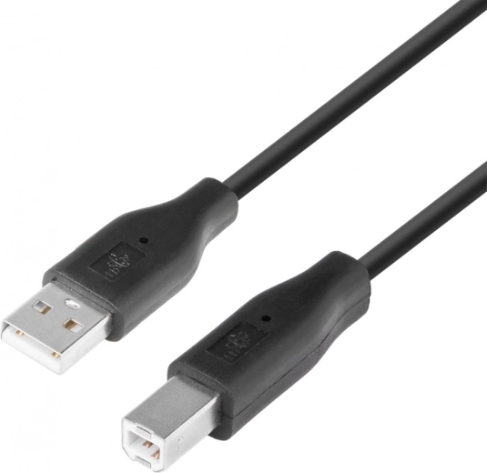 Καλώδιο USB AM-BM 1,8 m μαύρο