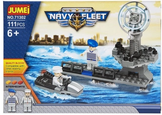Κατασκευαστικό σετ Jumei Navy Fleet – ναυτικό 111 τεμαχίων, 25 × 18 cm - 1 τεμάχιο