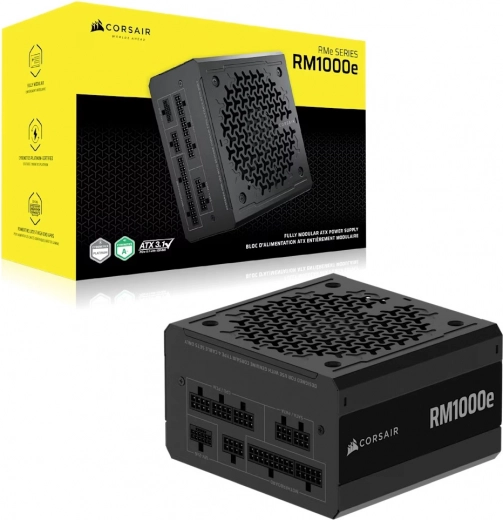 Corsair RM1000e – πλήρως αρθρωτό τροφοδοτικό 1000 W, ATX 3.1, PCIe 5.1, 80 Plus Gold