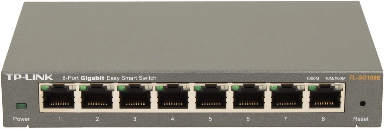 Εύκολα διαχειριζόμενο (Easy Smart) gigabit switch 8 θυρών TP-Link TL-SG108E