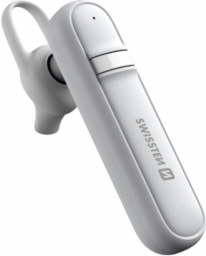 Ακουστικό Bluetooth Swissten Caller – λευκό
