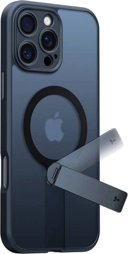 Θήκη Torras Pstand Spin για iPhone 16 Pro Max μαύρη