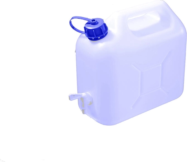 Κάνιστρο με βρυσάκι 5 l από πλαστικό κατάλληλο για τρόφιμα