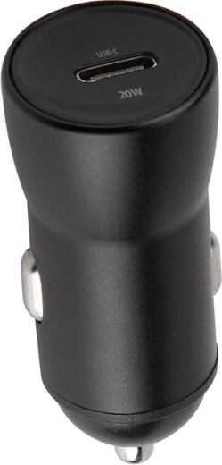 Αυτοφορτιστής Maxlife USB‑C 20 W με γρήγορη φόρτιση PD/QC, μαύρος